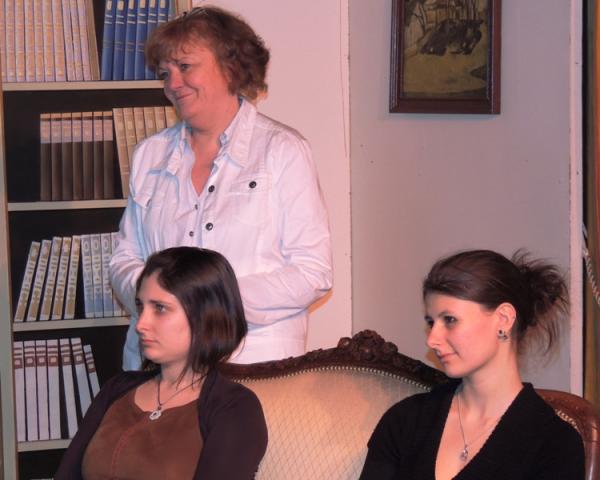 Poussin, Monique et Helène