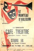 Affiche cafe theatre