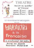 Affiche harakiri a la francaise