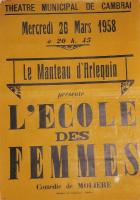 Affiche l ecole des femmes