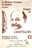 Affiche visages de courteline