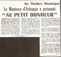 Article au petit bonheur 1